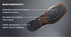 Ariat Men's Ryden Ultra Dark Roast & Weathered Pebble Boots 10035927 -Wildwest Store Bantam outsole