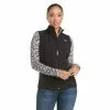 Ariat® Ladies New Team Black Softshell Full-Zip Vest 10020762 -Wildwest Store F17 WMS ENGL 10020762 front
