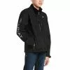 Ariat® Boy's Logo 2.0 Softshell Black & Silver Jacket 10030212 -Wildwest Store F19 BYS ENGL 10030212 front
