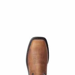 Ariat® Men's Big Rig Mesa Brown Waterproof Composite Toe Boot 10034160 -Wildwest Store F20 MNS WORK 10034160 toe