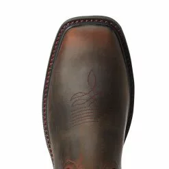 Ariat Men's Groundwork H2O Brown Wide Square Safety Toe Boots 10034720 -Wildwest Store F20 MNS WORK 10034720 toe