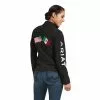 Ariat® Ladies New Team Black USA & Mexico Softshell Jacket 10043236