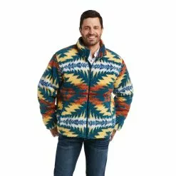 Ariat® Men's Pendleton Fleece Jacket Night Dance 10036947