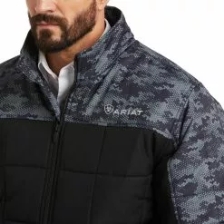 Ariat Men's Crius Insulated Black/Camo Concealed Carry Jacket 10037059 2 Ariat Men's Crius Insulated Black/Camo Concealed Carry Jacket 10037059 -Wildwest Store F21 MNS WEST 10037059 detail03 1
