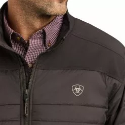 Ariat Men's Elevation Espresso Insulated Softshell Jacket 10037521 -Wildwest Store F21 MNS WEST 10037521 detail02 1