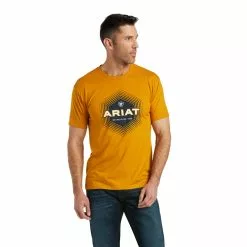 Ariat® Men's Paradigm Buckhorn Heather Short Sleeve T-Shirt 10038192