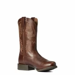 Ariat® Men's Sport Stratten Hillside Brown Western Boots 10038347 -Wildwest Store F21 MNS WEST 10038347 medial
