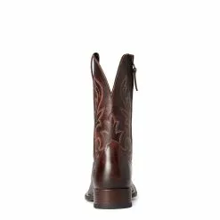 Ariat Men's Slim Zip Ultra Hand Stained Red & Brown Boots 10038359 -Wildwest Store F21 MNS WEST 10038359 heel