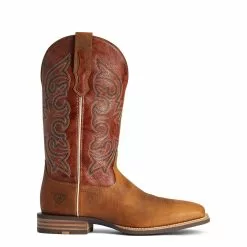 Ariat Men's Everlite Go Getter Brown & Rust Western Boots 10038369 -Wildwest Store F21 MNS WEST 10038369 side11