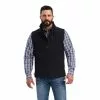 Ariat Men's Vernon Vent Black And Grey Softshell Vest 10038498 -Wildwest Store F21 MNS WEST 10038498 front