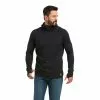 Ariat® Men's Rebar Gridwork Black Balaclava Baselayer Top 10037674