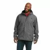 Ariat® Men's Rebar Stormshell Waterproof Grey Jacket 10037697 -Wildwest Store F21 MNS WORK 10037697 front