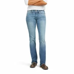 Ariat Ladies R.E.A.L.™ Perfect Rise Karen Straight Leg Jeans 10037686 -Wildwest Store F21 WEST WMS 10037686 front
