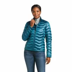 Ariat® Ladies Ideal 3.0 Down Iridescent Eurasian Teal Jacket 10035515