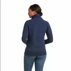 Ariat Ladies Team Logo Navy Full Zip Sweatshirt 10037512 -Wildwest Store F21 WMS ENGL 10037512 back 2