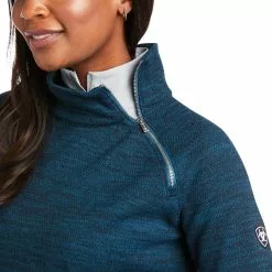 Ariat® Ladies Chandail Eurasian Teal Sweatshirt 10037592 -Wildwest Store F21 WMS ENGL 10037592 detail01