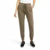 Ariat® Ladies R.E.A.L.™ Jogger Banyan Bark Sweatpants 10037032 -Wildwest Store F21 WMS WEST 10037032 front