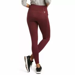 Ariat Ladies Tek Windsor Wine Embossed Compression Tights 10037440 -Wildwest Store F21 WMS WEST 10037440 back