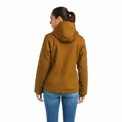 Ariat Ladies REAL Outlaw Kelp Forest Full Zip Hooded Jacket 10037451 -Wildwest Store F21 WMS WEST 10037451 back