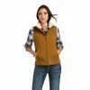 Ariat Ladies REAL Outlaw Kelp Forest Full Zip Vest 10037452 -Wildwest Store F21 WMS WEST 10037452 front