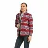 Ariat® Ladies REAL Shacket Tucson Stripe Shirt Jacket 10037455 -Wildwest Store F21 WMS WEST 10037455 front