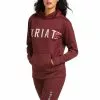Ariat Ladies Logo TEK Windsor Wine Hoodie 10037562 8 Ariat Ladies Logo TEK Windsor Wine Hoodie 10037562 -Wildwest Store F21 WMS WEST 10037562 front