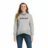 Ariat Ladies REAL Crossover Heather Gray Sweatshirt 10037572 -Wildwest Store F21 WMS WEST 10037572 front