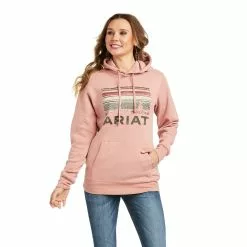 Ariat Women's R.E.A.L.™ Ash Rose Graphic Logo Hoodie 10037580