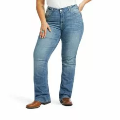 Ariat Ladies R.E.A.L.™ Perfect Rise Karen Straight Leg Jeans 10037686 -Wildwest Store F21 WMS WEST 10037686 front plus
