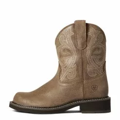 Ariat Ladies Fatbaby Heritage Cozy Ash Brown Boots 10038374 -Wildwest Store F21 WMS WEST 10038374 side