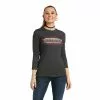 Ariat® Ladies Serape Long Sleeve Charcoal Heather T-Shirt 10038637 4 Ariat® Ladies Serape Long Sleeve Charcoal Heather T-Shirt 10038637 -Wildwest Store F21 WMS WEST 10038637 front d2fc1ebb c659 4fec acbd 18058f2067b4