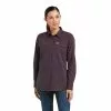 Ariat Women's Rebar Washed Twill Plum Perfect Work Shirt 10037591