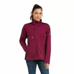 Ariat® Ladies Rebar Dri-Tek DuraStretch™ Purple Fleece Jacket 10037601