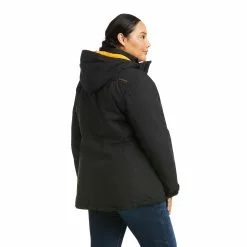Ariat Ladies Rebar Storm Fighter 2.0 Black Insulated Jacket 10037606 -Wildwest Store F21 WMS WORK 10037606 back plus
