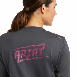 Ariat Women's Rebar Workman High Voltage Grey T-Shirt 10037707 -Wildwest Store F21 WMS WORK 10037707 detail01 a5e0fabc bbd0 43e4 9386 324e32e8924b