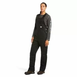 Ariat® Ladies Rebar DuraCanvas Insulated Black Work Overalls 10036669