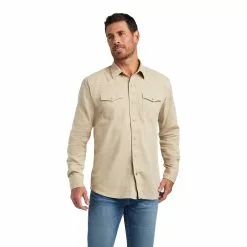Ariat® Men's Jurlington Retro White Pepper Snap Shirt 10041409