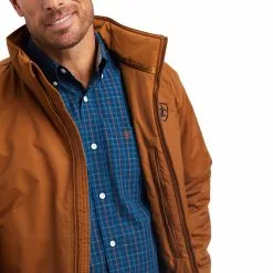 Ariat® Men's Chestnut Team Logo Insulated Concealed Carry Jacket 10041545 -Wildwest Store F22 MNS WEST 10041545 detail02