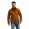 Ariat® Men's Logo 2.0 Chestnut Softshell Jacket 10041612 -Wildwest Store F22 MNS WEST 10041612 front