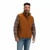 Ariat® Men's Logo 2.0 Chestnut Softshell Vest 10041620 2 Ariat® Men's Logo 2.0 Chestnut Softshell Vest 10041620 -Wildwest Store F22 MNS WEST 10041620 front