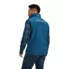 Ariat® Men's Logo 2.0 Majolica Blue Softshell Vest 10041622 -Wildwest Store F22 MNS WEST 10041622 back