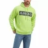 Ariat® Men's Southwest Sweatshirt Macaw Green Hoodie 10041721 -Wildwest Store F22 MNS WEST 10041721 front321