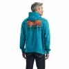 Ariat® Men's Desert Sun Ocean Depths Hooded Sweatshirt 10041726