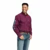 Ariat® Men's Pro Team Copper Beet Red Button Down Shirt 10042355