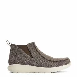 Ariat® Men's Hilo Midway Heathered Brown Slip On Shoes 10042396 -Wildwest Store F22 MNS WEST 10042396 side321