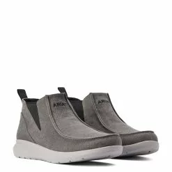 Ariat Men's Hilo Midway Charcoal Grey Slip On Shoes 10042397 -Wildwest Store F22 MNS WEST 10042397 pair