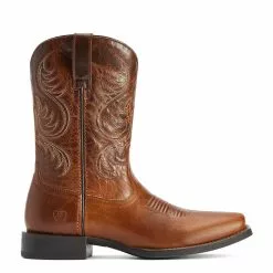 Ariat® Men's Sport Boss Man Rich Cognac Square Toe Boots 10042399 -Wildwest Store F22 MNS WEST 10042399 side 0ce89329 bb31 46ad 826c d7c5f973b7f3