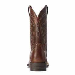 Ariat® Men's Reckoning Smooth Quill& Brown Boots 10042473 -Wildwest Store F22 MNS WEST 10042473 heel