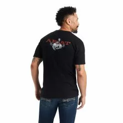Ariat® Men's Bronc Buster Black T-Shirt 10042657