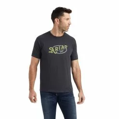 Ariat® Men's RopeCharcoal Heather T-Shirt 10042771